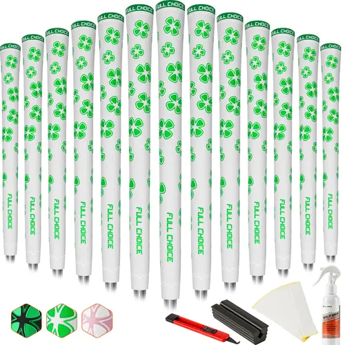 4-Leaf Clover Golf Grips (13pcs) - Multi-Color, Anti-Slip, Premium Feel Golf Gear