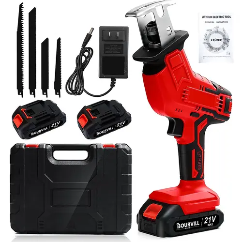 Reciprocating Saw for 36V Battery, 3 Variable Speed, Brushless Tool-Free Blade Change, 4 Saw Blades for Metal Wood PVC Cutting #summerfinds toolupgrade