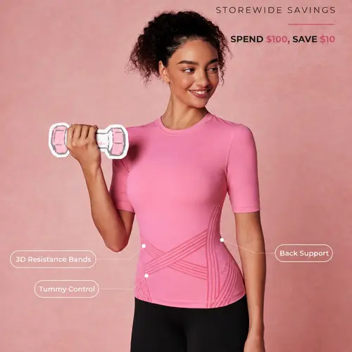 Fanka PowerBand Resistance Short Sleeve T-shirt compression shirts workout tops compression shirt women,summerwins