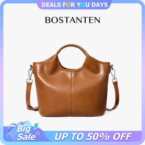 BOSTANTEN Pebble Satchel - Women's Viral Vegan Leather Handbag, Large Capacity Work Option, Lightweight Aesthetic Affordable Everyday Pick, Shoulder Style for Purchase, Summer Vibes, Bag For Purchase, Everyday Bag,sohochic