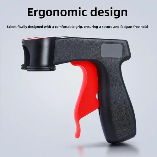 Portable Plastic Paint Spraying Tool Handle - Universal Ergonomic Grip, Reduces Fatigue, Makes DIY Projects Easier for Car Refinishing & Home Improvement Coating Applications,toolupgrade