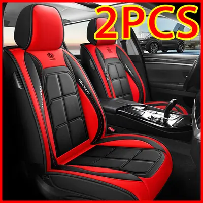 2PCS Waterproof Leather Car Seat Cushions - Spill Guard, Moisture Proof, Easy Installation & Removal, Sleek Stylish Design, Car Interior Vehicle Accessories,toolupgrade