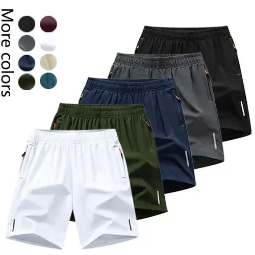 Men’s 5-Pack Quick-Dry Summer Sports Shorts — Stylish, Versatile Outdoor Casual Shorts, Sports Shorts Set, Athletic Shorts,father'sdaygifts