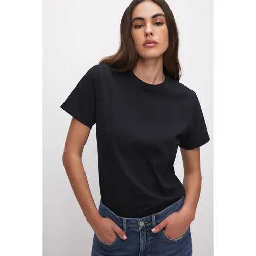 COTTON CLASSIC TEE | BLACK001
