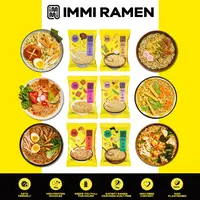 IMMI High Protein Instant Ramen, 28g Plant-Based Protein, 12g Fiber, Low Fat Vegan Ramen Noodles, Variety Pack & Multiple Flavors