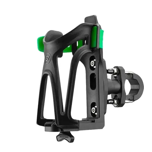 ROCKBROS Adjustable Cycling Water Bottle Holder - Secure Mount, Handlebar Fix, Frame Compatible, Fits 2.3-3 in Bottles, Ebike & Motorcycle Accessories