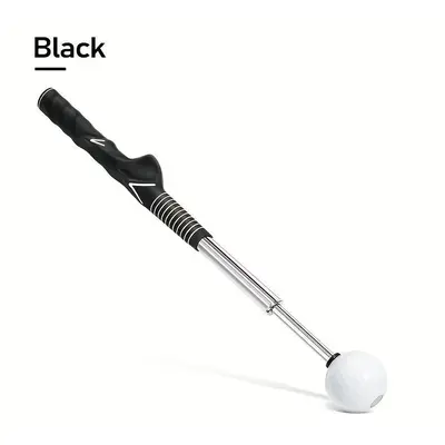 Retractable Golf Grip Trainer - Golf Swing Training Aid,Improve Swing Hitting Strength & Tempo |   Click Stick Right-Handed Training Aid for All Golfers,Indoor & Outdoor Use golf  stick Portable Indoor-Outdoor Telescopic Swing Trainer Rod SpringStatements
