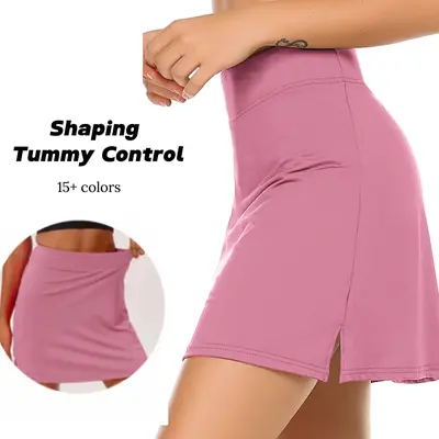 Women's Tummy Control Athletic Dress, Knee-Length with Inner Shorts for Tennis & Golf - Stretchy, Quick Dry, UV-Protective, Breathable,travel essentials,camping essentials, Hiking