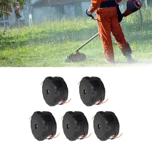 findmall Replaceable String Trimmer Heads (3-Pack/5-Pack/10-Pack, 5-Pack Spares Included) - 22T High-Compatibility Tool Accessories for Echo Speed Feed 400, SRM 225/230/26LC/26RLC/32RLC/C230/C242, Shindaiwa, T230, T222 Trimmers (Father's Day Gift Option),