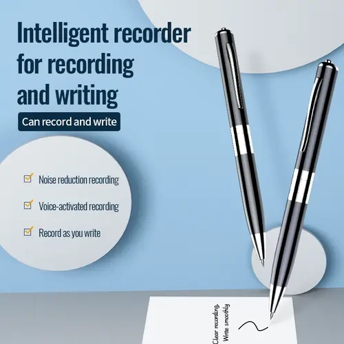 Ultra Hiden Voice Recorder,One-Touch Recording,Record continuously for 20hours,HD Noise Reduction,Long Battery,Large Storage,Include OTG adapter