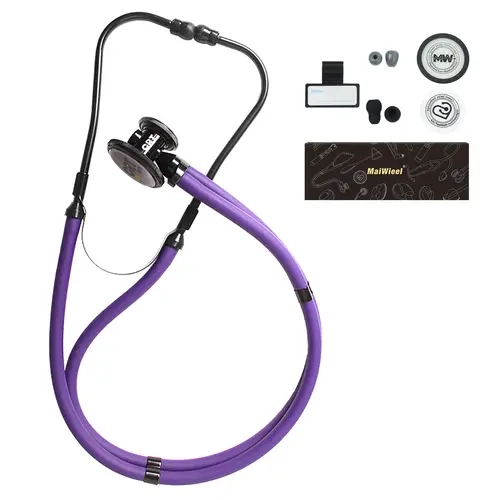 MaiWieel Lightweight Design Single-Head Medical Stethoscope - Durable Alloy Chestpiece, Soft Ear Tips, Multiple Colors, Daily Use Medical Supply for Nurses