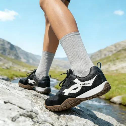 HOBIBEAR Men's Orthopedic Walking Shoes, Lightweight Athletic Sneaker with a Wide Toe Box for Bunions, Breathable Upper and Non Slip Sole, Footwear, Orthopedic Shoes, Men's Shoes tiktokshopbacktoschool,back to school,back to school haul,sohochic