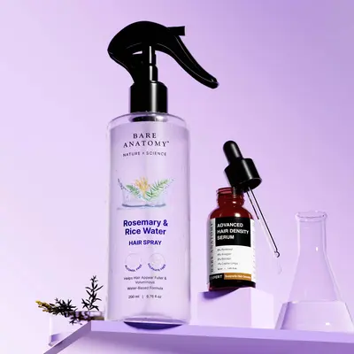 Advanced Hair Density Serum (25ml) + Rosemary & Rice Water Hair Spray (200ml)