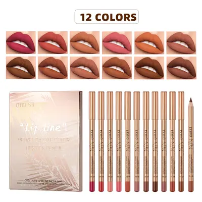 Qibest Youth Lipliner & Lip Combos Set - Precise Liner Pen, Easy-Coloring 1-Step Makeup Kit, Long-Lasting for Daily & Special Occasions, Christmas & Festival Gift, Eyeliner Cosmetic (Beauty & Personal Care)
