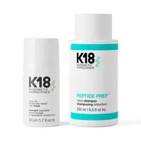 K18 Detox Shampoo and Molecular Repair Mask Duo