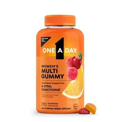 One A Day Multivitamin For Women Gummies with 1000 mcg Biotin, 170ct