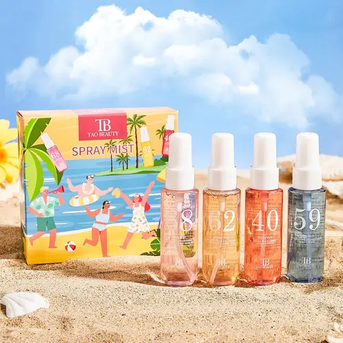 4pcs/5pcs Brazilian Collection Spray Mist With Gift Box, Limited Edition Aromatherapy, Fragrance Discovery Set, Spray Perfume Set, Long-Lasting Natural Fragrance with Multi-Layered Notes, Ideal as a Gift, for Family, Relatives, and Friends