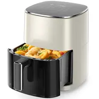Sweetcrispy 12-in-1 Air Fryer Kitchen Appliance - 6.34 QT for 6, Digital Panel, Easy Setup, Oil Reduction, Dishwasher Safe Parts, Roast, Crisp, Reheat, Dehydrate Snacks, Includes 20 Healthy Recipes