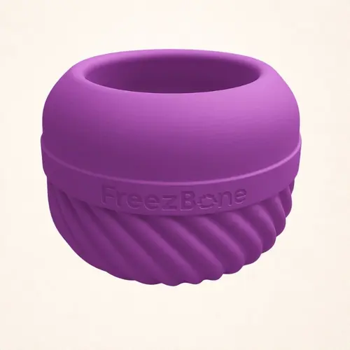 Freezbone Jumbo Dog Chew Toy - Extra Large Frozen Enrichment Toy for Tough Chewers and Big Dogs