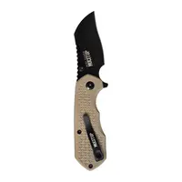 MUCITUP Mini-Ceros Folding Knife - 9Cr18MoV Blade, G10 Handle, 2.4oz, Adults' EDC Items for Camping Accessories, Knives, Survival Camping