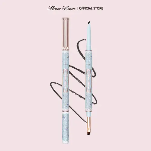 Flower Knows Bunny Garden Collection Gel Eyeliner, 2-in-1 Cosmetic Brush-Included Longwear Eyeliner, All-Day Stay, No Tugging, No Skipping, Eye Makeup Products for Enhancing Eye Makeup, #sohochic
