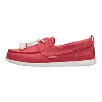 Hey Dude Women's Harbor Breeze Lo Boat Shoes, Breathable Textile Slip-On, Lightweight and Comfortable for Travel, Footwear, Women's Shoes