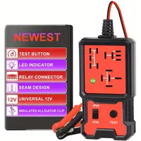 12V Universal Handheld Compact Car Diagnostic Tool - Portable Battery Checker with LED Indicator, Relay Connector, Car Accessories for Circuit Test, Relay Check, Vehicle Diagnostics, Quick Circuit Fixes toolupgrade