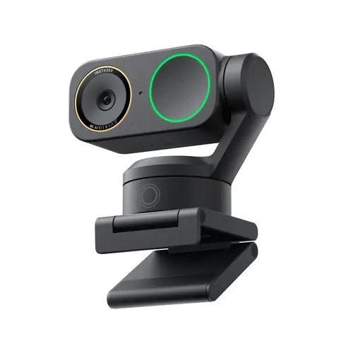 Insta360 Link 2 Pro & Insta360 Link 2C Pro – 4K PTZ Webcam for PC/Mac, 1/1.3” Sensor, Low-Light, AI Tracking, HDR, Directional Noise-Canceling Mics, Supports Stream Deck, Zoom, Teams, Twitch for Streaming or Meetings, Live Streaming Equipment
