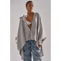 CREW LOVER OVERSIZED ZIP UP SWEATSHIRT