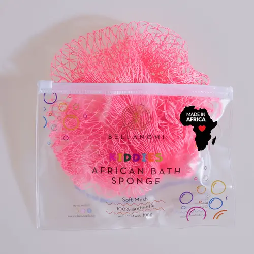Bellanomi Kiddies African Net Sponge soft texture for gentle daily cleansing, quick drying, mini size