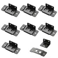 GJANSH 8 Pack Quick Fitting Furniture Joint Bracket, Duty Corner Brace Joint Right Angle Bracket, Stainless Steel Furniture Corner Connectors with Screws for Drawers, Cabinets, Tables, and Chairs toolupgrade