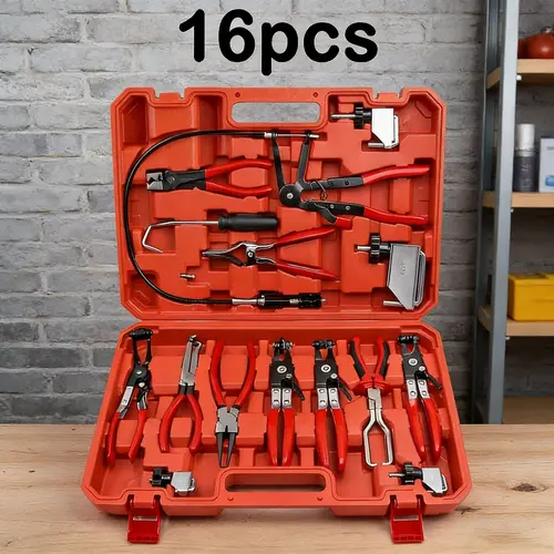 NANWEI 16/3/9PCS Multi Function Pliers Kit - Mechanic’s Hands-Free Lock Remover Pliers & Pincers with Long Reach, Flexible Wire Tools for Automotive Hose, Panel Clip Removal,toolupgrade