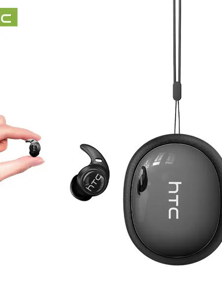 HTC NE76 Bluetooth 6.0 Wireless Earbuds - Mini Invisible Flat-Head Noise-Canceling Earphones, Noise Isolation Solutions, No Ear Pressure for Side Sleepers, Sleep Quality Improvement, Travel-Friendly, Mini Invisible Earbuds