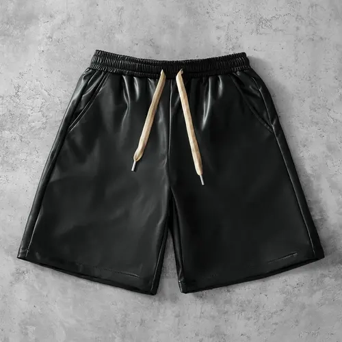 Men's Drawstring Waist Shorts, Solid Color, Casual Fitted Above Knee, Streetwear Fashion, Perfect Gift for Husband or Boyfriend