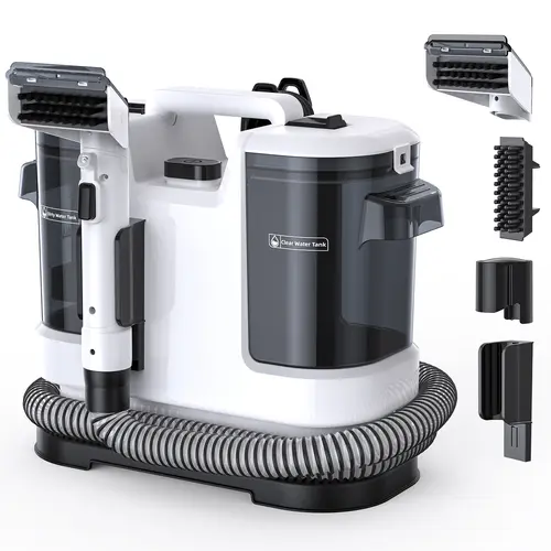 SummerWins V6 Corded Wet & Dry Vacuum Cleaner, 13.5KPa Suction, Large Dual Tanks, Dual Action Fabric Stain Remover Handheld Deep Cleaner for Home Upholstery, Car Seats, Corded Wet & Dry Vacuums, Cars Accessories, Dual Action Vacuums,sohochic