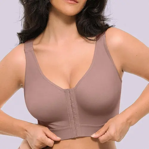 Shapellx Shapewear with bra Bare Essentials AirSlim Unlined Wireless Back Support Bra Sale Lightweight Everyday