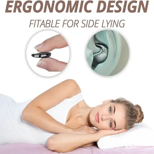 INSONIXN Wireless In-Ear Sleep Headphones, Waterproof, ANC Active Noise Cancellation, Ergonomic Ultra-Slim Earbuds, HIFI Sound, Cable Management, for Side Sleepers, Bluetooth Audio Electronic Headset