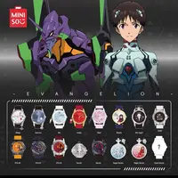Miniso Evangelion Time Instrumentality Project Themed Watch - Unisex Fashion Casual Stylish Round Face Anime Wristwatch for Fans, Ideal for Daily Wear & Gifting #summerwins, Back To School