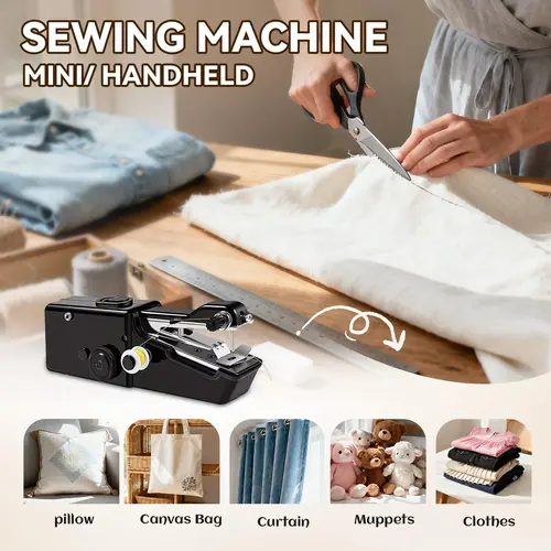 Household sewing machine, portable household sewing machine, with fast sewing speed and simple operation, suitable for beginners to use Summervibes