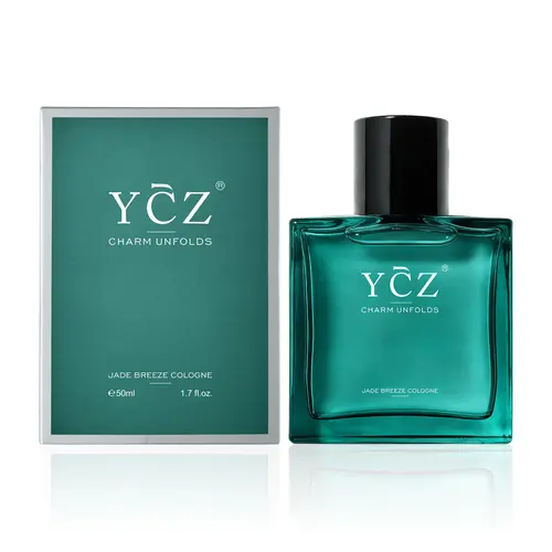 [YCZ] Jade Breeze Eau de Parfum 1.7 fl oz | Fresh Aromatic Citrus Aroma | Soothing Pleasant Unisex Fragrance | Long-lasting Scent for Daily Casual Wear, Capturing Post-Rain Forest Fresh Tranquility | Vegan & Cruelty-Free,back to school,sohochic