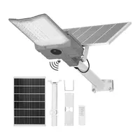 VEVOR 12000W Solar Street Light Outdoor, 900000LM, High Powered Commercial Parking Lot Light Dusk to Dawn, Split Type LED Flood Security Lamp with RF Remote Control, IP65 Waterproof, for Driveway Yard