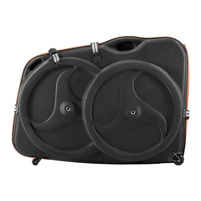 【fathersdaygift】VEVOR Bike Travel Case,Bicycle Travel Bag with EVA Hard ShellQuick-Release BuckleDual ZipperTSA Lock and WheelsBlack Bicycle Case for AirplaneEasy Transportation Bag for 700C Road BikeBike Accessories