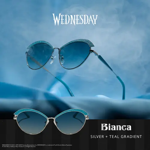 DIFF x Wednesday Collaboration Sunglasses for Women