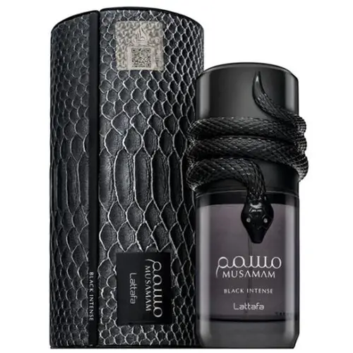 Lattafa Musamam Black Intense EDP - Unisex Long-Lasting Bold Aromatic Luxurious Fragrance, Single Item Beauty Product, Ideal Father's Day Gifts, Long Lasting Perfume for Men & Women