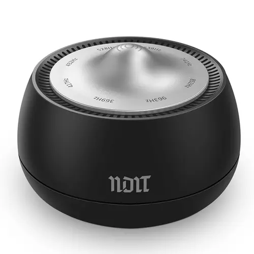 Portable Multifunction Electronic Tibetan Singing Bowl - 8 Healing Frequencies (369-963Hz), USB-C Calming Device with Timer, Vibration, Auto/Manual Modes for Relaxation, Deep Sleep, Holidays Sound Therapy Gift, Sensory Products, Frequency,sohochic
