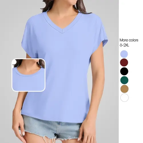 AUSELILY Cloud Soft tops for Women Batwing Sleeve