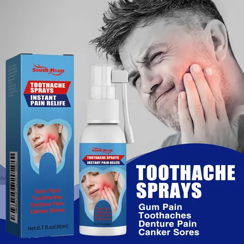 Unscented Gentle Antibacterial Oral Care Spray Mouthwash - 30g, Daily Care, Prevents Bad Breath, Soothes Teeth, Reduces Yellowing & Stains