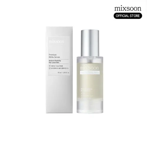 [mixsoon Official] Premium Bifida Elasticity Anti-Aging Facial Serum 50ml - Vegan, Lightweight, Firming, Wrinkle Care, Moisture-Boosting, Skin Repair for Dry Skin Daily Selfcare with EGF, Ceramide NP