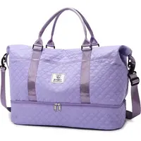 DAKIMOE Women's Travel Bag - Carry On Duffle with Shoe Compartment, Wet Pocket, Personal Item for Overnight, Gym Use, Personal Item Travel Bag