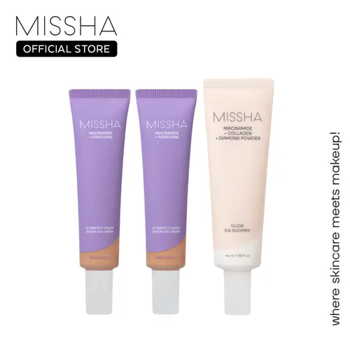 [MISSHA Official] Serum BB + BB Boomer Primer Trio